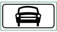 圖中輔助標(biāo)志的含義是確定主標(biāo)志規(guī)定車輛的種類。
