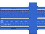 圖中所示黃色虛線內(nèi)的專用車道，用以指示僅限于某車種行駛，其他車種可借道超車或長距離行駛。