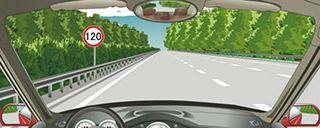 在這段高速公路上行駛的最高車速是多少？