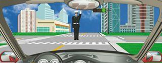 駕駛機動車在路口遇到這種情況如何行駛？