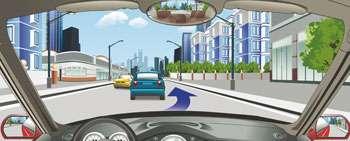 駕駛機動車在這種道路上從前車右側超越最安全。