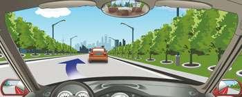 駕駛機動車在這樣的道路上只能從左側超越。