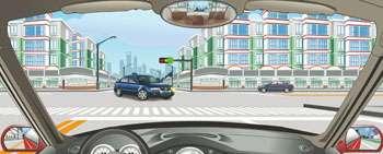 駕駛機動車在路口直行遇到這種情況怎么辦？