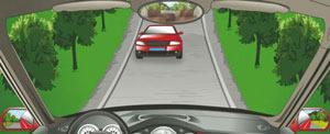 未上坡的車輛遇到這種情況讓對向下坡車先行。