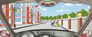 駕駛機(jī)動(dòng)車遇到這樣的情景怎樣行駛？
