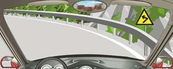 駕駛機動車在這種山區彎路怎樣行駛？