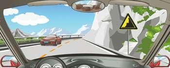 駕駛機動車遇到這種山路怎樣通過？