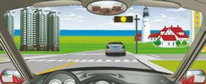 駕駛機動車在路口遇到這種信號燈表示什么意思？