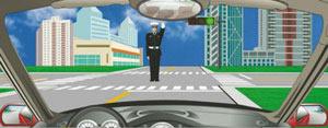 駕駛機(jī)動車在路口遇到這種情況如何行駛？