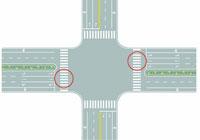 圖中圈內的路面標記是什么標線？