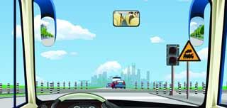 駕駛機動車不能通過這種情況的鐵路道口。