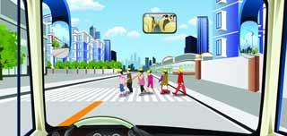 駕駛機動車遇到這樣的情況要提前減速或停車讓行。