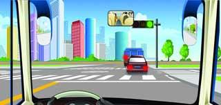 駕駛機(jī)動車在交叉路遇到這種情況如何對待？
