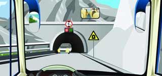 駕駛機(jī)動(dòng)車遇到這種情況要靠右側(cè)停車等待。
