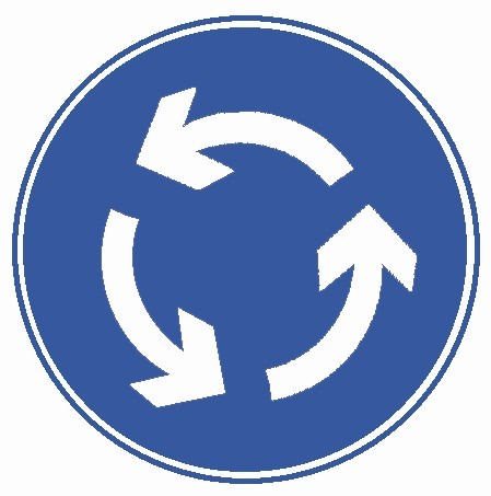 圖中標(biāo)志表示只準(zhǔn)車輛___。