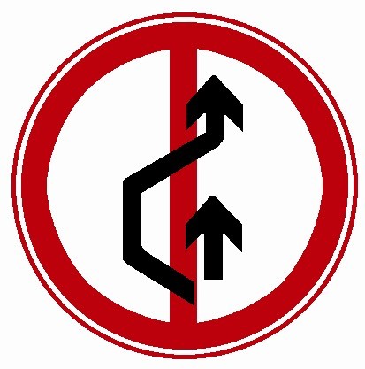 圖中是禁止超車標志。