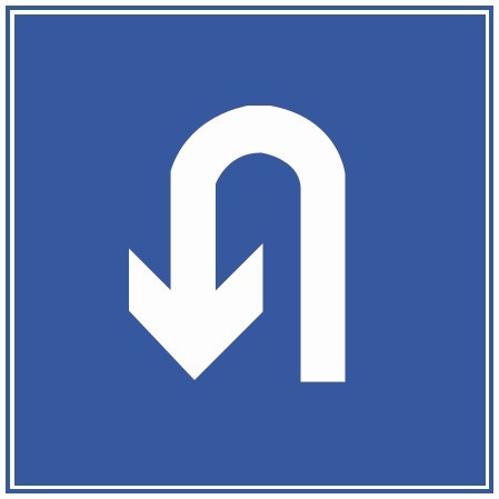 圖中標(biāo)志表示允許機(jī)動(dòng)車___。